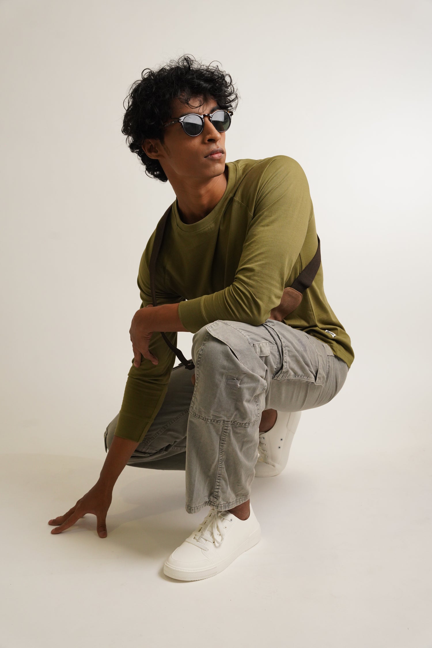 Full Sleeves Raglan Crew Neck