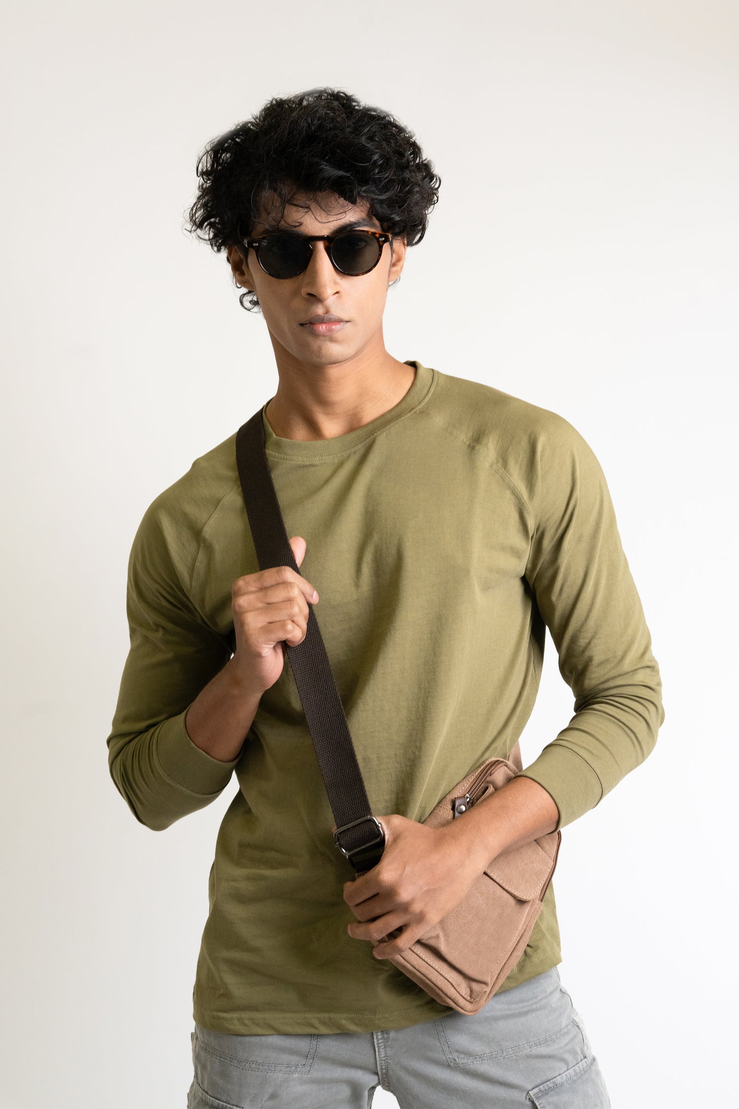 Full Sleeves Raglan Crew Neck