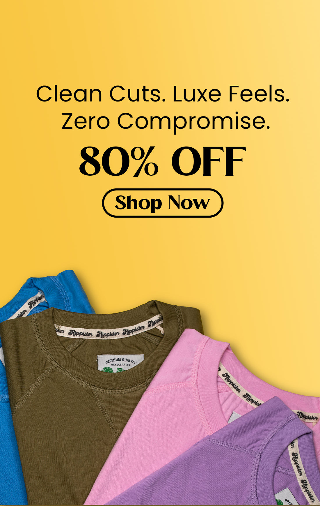 Unique selling proposition banner emphasizing quality, comfort, and style for men & Women
