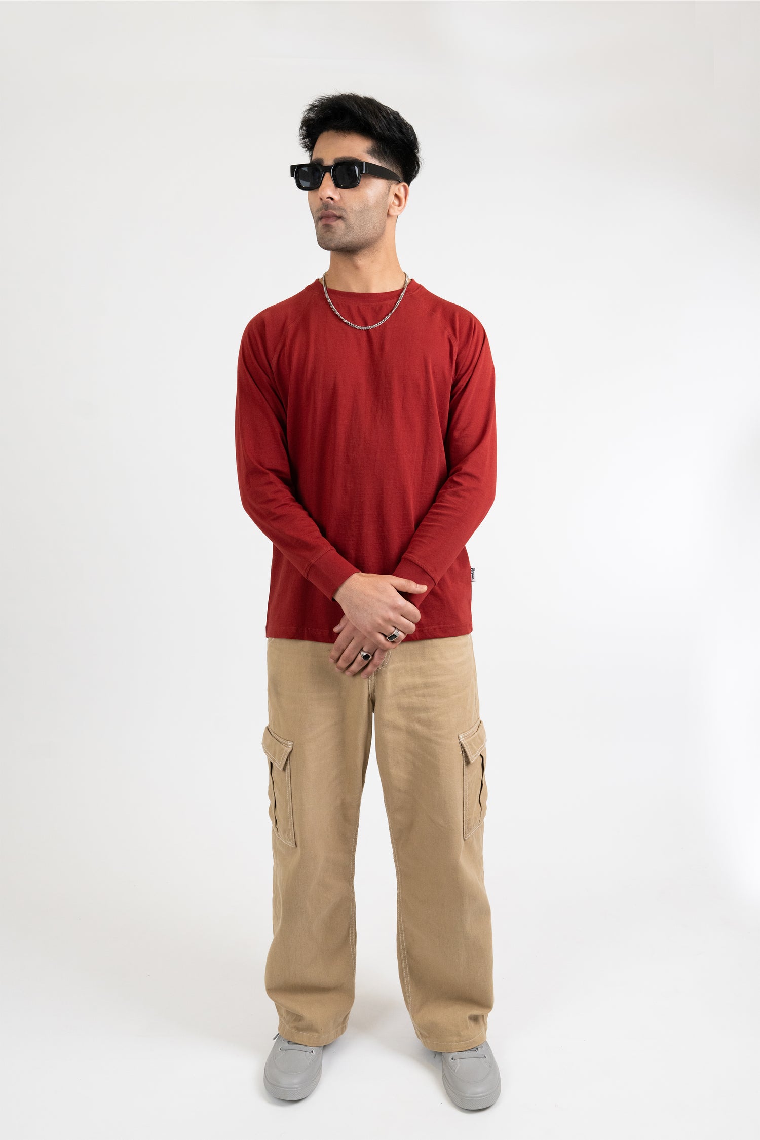 Full Sleeves Raglan Crew Neck