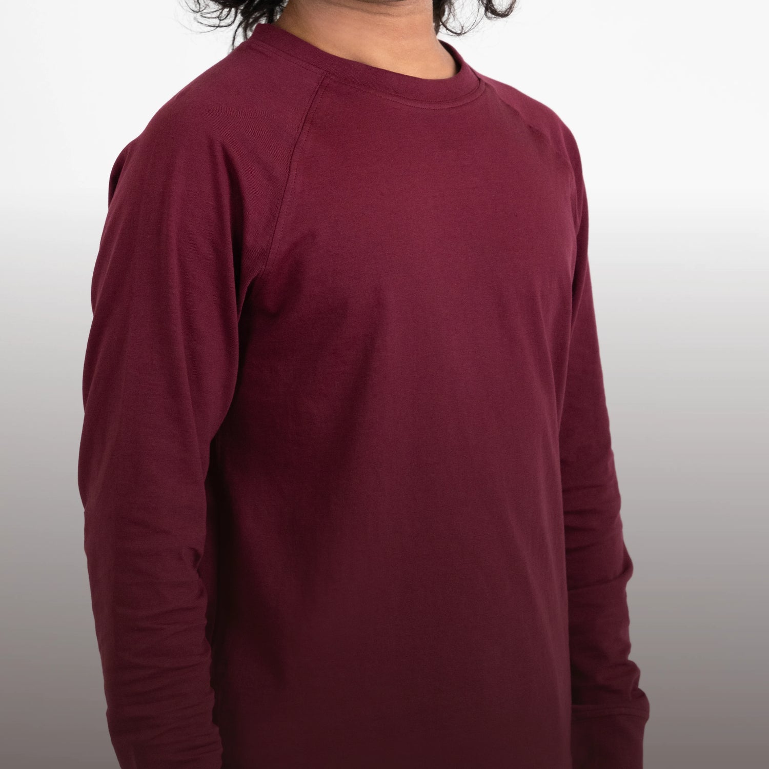 Full Sleeves Raglan Crew Neck